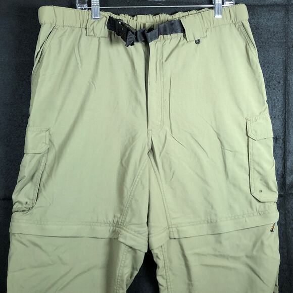 Boy Scout of America Mens Pants Green Uniform Convertible Cargo Large - Picture 2 of 10